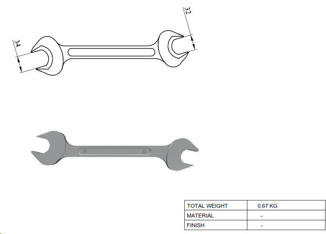 Container Bridge Fitting Wrench 