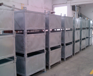 Flat Rack Container Lashing Bins
