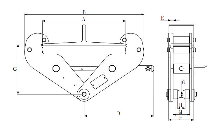 PDYC Beam Clamp for Lifting