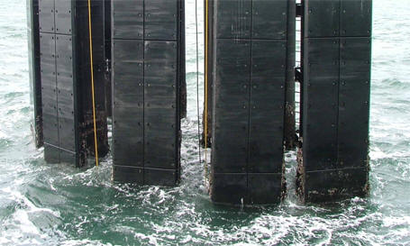 UHMW Pile Protection System