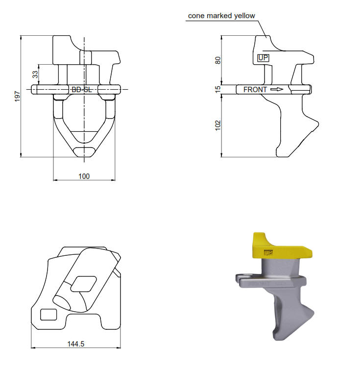 BD-SL FAT - Fully Autoamtic Container Twist Locks