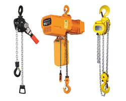 chain hoists - electric or manual