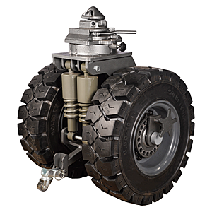 Heavy Duty Caster Wheels with Spring Damper