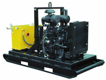 diesel hydraulic power pack
