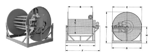 Hannay Floating Fuel Line Hose Reel