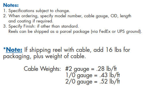 utility truck grounding cable reel