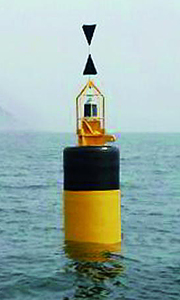 Marine Spar Buoy IALA Elastomeric