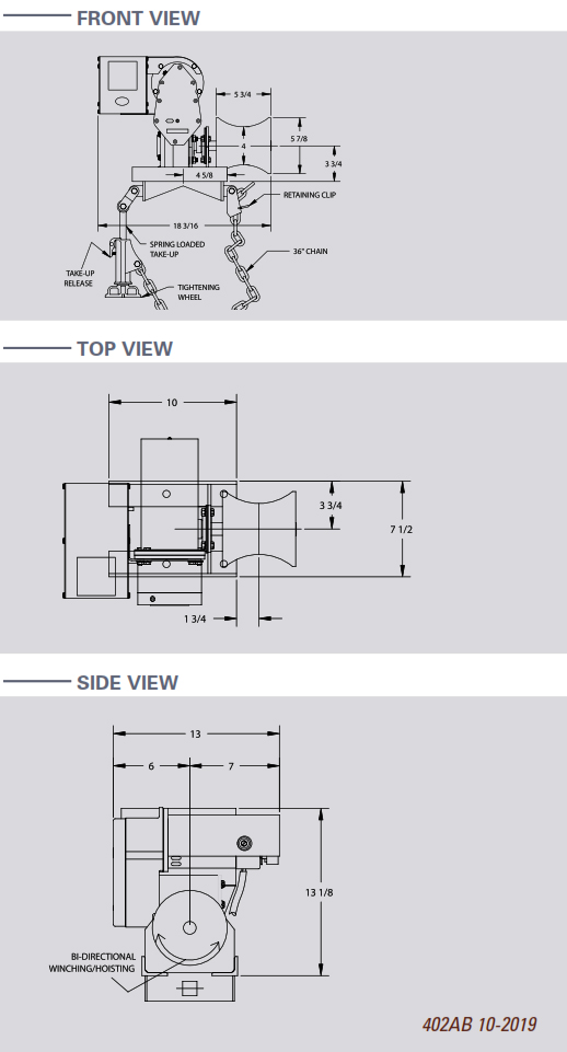 Pole Mounted Portable Utility Capstan