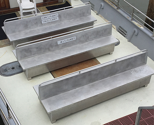 Anchorage Hard Bench Ferry Seats
