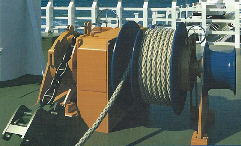 ship anchor chain windlass