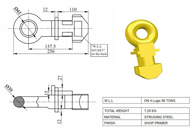 Shipping Container Lifting Equipment: Container Lifting Lugs