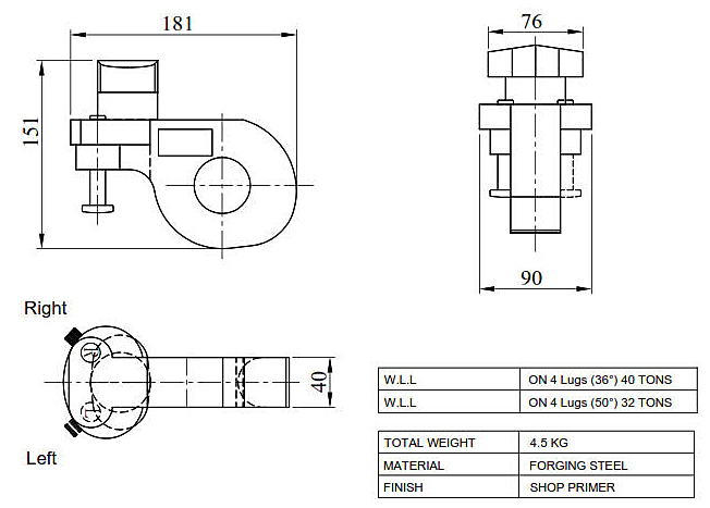 Shipping Container Lifting Equipment: Container Lifting Lugs