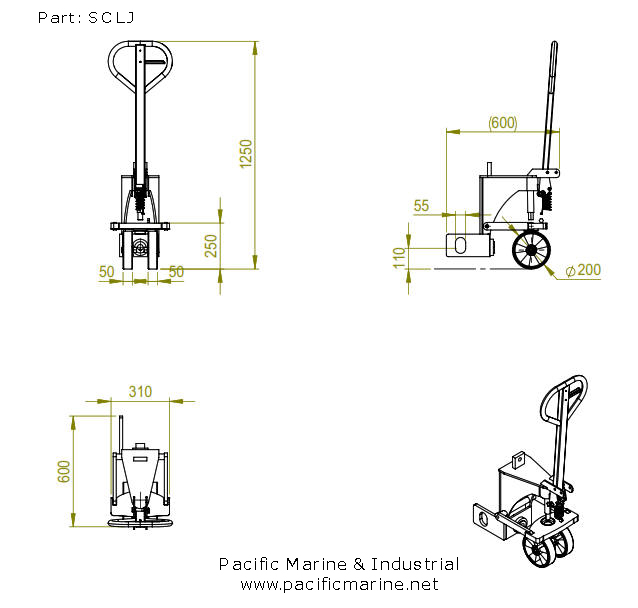 Shipping Container Lifting Equipment: Shipping Container Towing Jack