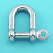 Stainless Straight D Shackle