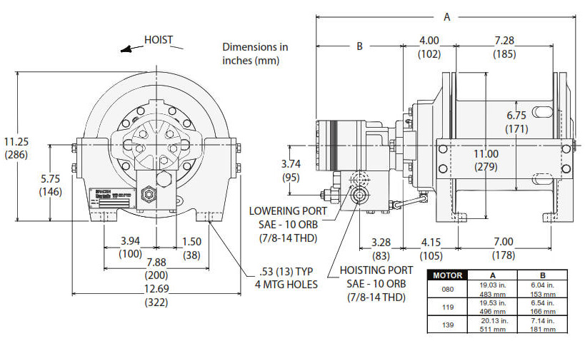 Braden Winch BG4A Series