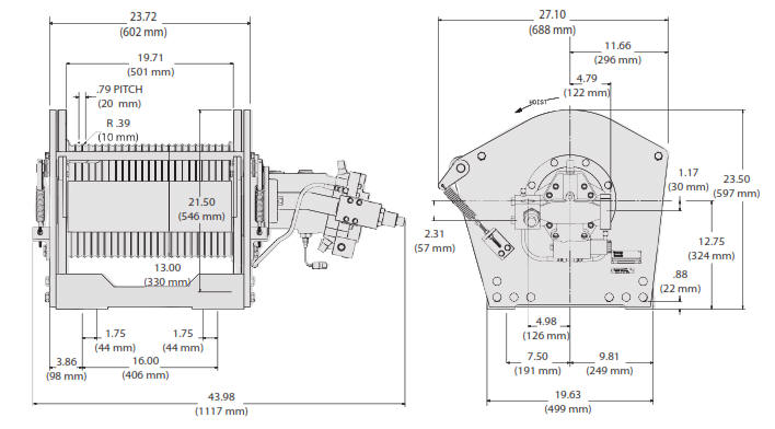 Braden Winch PD17 Series