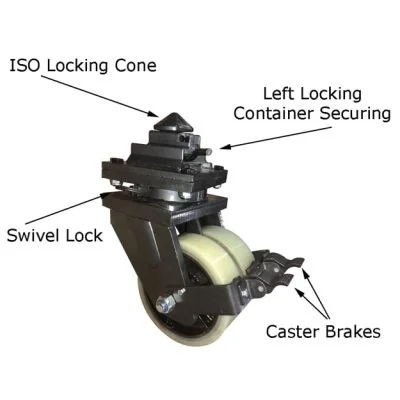 Shipping Container Casters Shipping Container Dolly Wheel