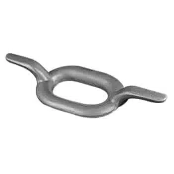 Aluminum Closed Bulwark Chock with Horns , 22 Inches Long